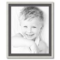 thumbnail image 1 of ArtToFrames 28x34" Matted Picture Frame with 24x30" Single Mat Photo Opening Framed in 1.25" Off White Wash on Ash and 2" Charcoal Mat (FWM-4098-28x34), 1 of 8