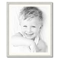 thumbnail image 1 of ArtToFrames 28x34 Matted Picture Frame with 24x30 Single Mat Photo Opening Framed in 1.25 Off White Wash on Ash and 2 White Mat (FWM-4098-28x34), 1 of 8