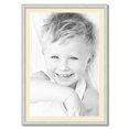 thumbnail image 1 of ArtToFrames 28x40 Matted Picture Frame with 24x36 Single Mat Photo Opening Framed in 1.25 Off White Wash on Ash and 2 Oyster Mat (FWM-4098-28x40), 1 of 8