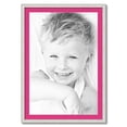 thumbnail image 1 of ArtToFrames 28x40 Matted Picture Frame with 24x36 Single Mat Photo Opening Framed in 1.25 Off White Wash on Ash and 2 Tulip Mat (FWM-4098-28x40), 1 of 8