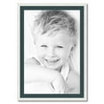 thumbnail image 1 of ArtToFrames 28x40 Matted Picture Frame with 24x36 Single Mat Photo Opening Framed in 1.25 Satin White Frame and 2 Evergreen Mat (FWM-3966-28x40), 1 of 8