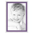 thumbnail image 1 of ArtToFrames 28x40" Matted Picture Frame with 24x36" Single Mat Photo Opening Framed in 1.25" Satin White Frame and 2" Grape Mat (FWM-3966-28x40), 1 of 8