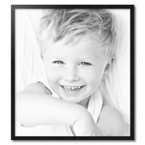 ArtToFrames 29" x 32" Black Picture Frame, 29x32 inch Black Wood Poster Frame (WOM-5139)