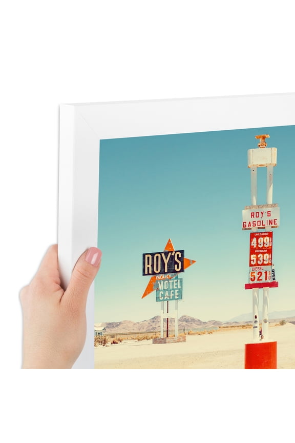 29" x 32" White Picture Frame, 29x32 inch White MDF Poster Frame (WOM-5179)