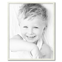 ArtToFrames 29" x 36" White Picture Frame, 29x36 inch White Wood Poster Frame (WOM-5140)