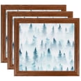 thumbnail image 1 of ArtToFrames 29" x 37" Walnut Picture Frame, 29x37 inch Brown MDF Poster Frame (WOM-4086), 3 Pack, 1 of 8