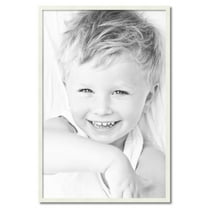 ArtToFrames 29" x 44" White Picture Frame, 29x44 inch White Wood Poster Frame (WOM-5138)