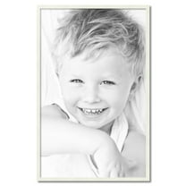 ArtToFrames 29" x 46" White Picture Frame, 29x46 inch White Wood Poster Frame (WOM-5138)