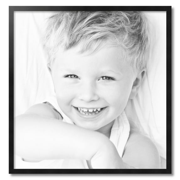 ArtToFrames 30" x 31" Black Picture Frame, 30x31 inch Black Wood Poster Frame (WOM-5139)