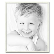 ArtToFrames 30" x 35" White Picture Frame, 30x35 inch White Wood Poster Frame (WOM-5140)