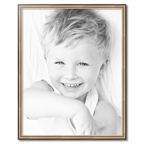 ArtToFrames 30" x 38" Anique Silver Picture Frame, 30x38 inch Silver Wood Poster Frame (WOM-4964)