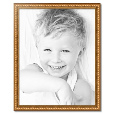 ArtToFrames 30" x 38" Gold Picture Frame, 30x38 inch Gold Wood Poster Frame (WOM-4293)