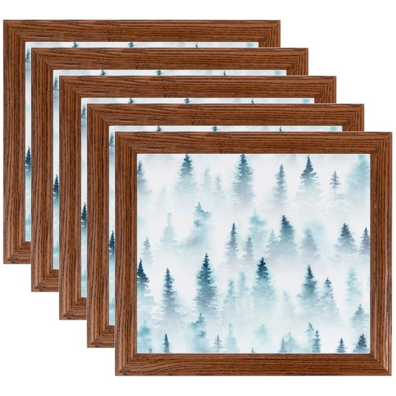 ArtToFrames 30" x 38" Walnut Picture Frame, 30x38 inch Brown MDF Poster Frame (WOM-4086), 5 Pack