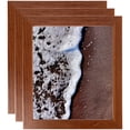 thumbnail image 1 of ArtToFrames 30" x 40" Walnut Picture Frame, 30x40 inch Brown MDF Poster Frame (WOM-4296), 3 Pack, 1 of 7