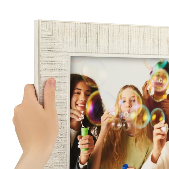 ArtToFrames 30" x 40" White Picture Frame, 30x40 inch White Wood Poster Frame (WOM-5202), Pack