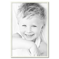 ArtToFrames 30" x 45" White Picture Frame, 30x45 inch White Wood Poster Frame (WOM-5138)