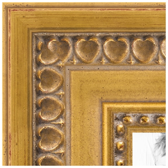ArtToFrames 30x40 inch Gold Picture Frame, Gold Wood Poster Frame (4166)