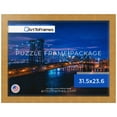 thumbnail image 1 of ArtToFrames 31.5x23.6 Inch - 80x60 CM Gold Puzzle Frame for 1500 piece Puzzles.2.00 Inch Custom MDF Puzzle Frames, Metallic Gold - Comes with Economy Acrylic, 1 of 6