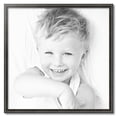 thumbnail image 1 of ArtToFrames 31" x 31" Antique Black Picture Frame, 31x31 inch Black Wood Poster Frame (WOM-5106), 1 of 5