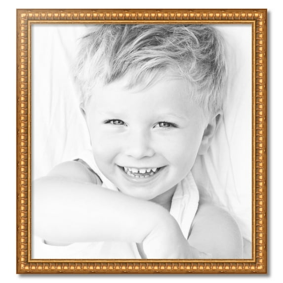 ArtToFrames 31" x 33" Gold Picture Frame, 31x33 inch Gold Wood Poster Frame (WOM-4293)