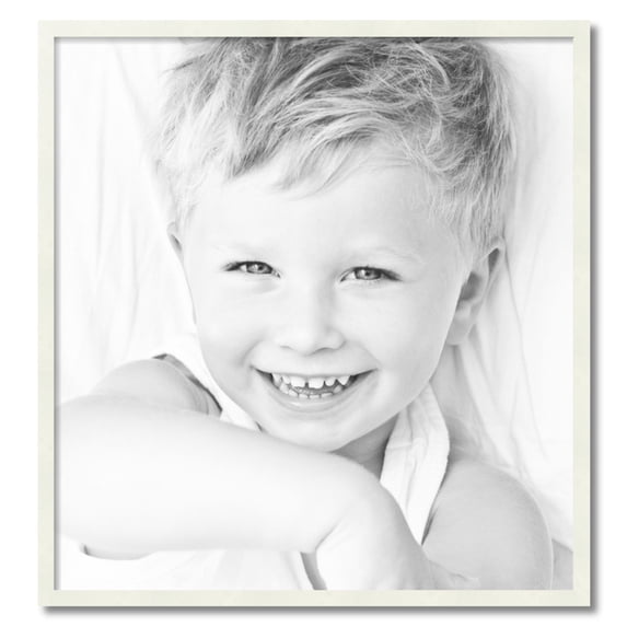 ArtToFrames 31" x 33" White Picture Frame, 31x33 inch White Wood Poster Frame (WOM-5138)