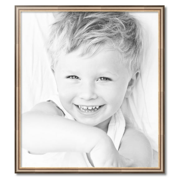 ArtToFrames 31" x 35" Anique Silver Picture Frame, 31x35 inch Silver Wood Poster Frame (WOM-4964)