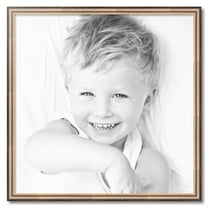 ArtToFrames 32" x 32" Anique Silver Picture Frame, 32x32 inch Silver Wood Poster Frame (WOM-4964)