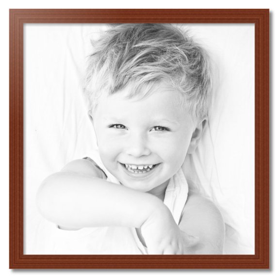ArtToFrames 32" x 32" Honey Picture Frame, 32x32 inch Brown Wood Poster Frame (WOM-4349)