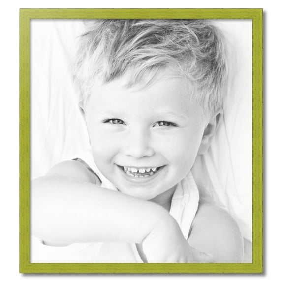 ArtToFrames 32" x 35" Modern Green Picture Frame, 32x35 inch Green Wood Poster Frame (WOM-4589)