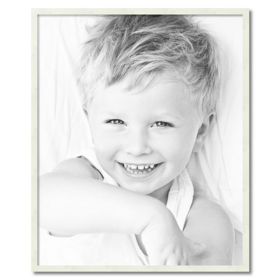 ArtToFrames 32x39 inch White Picture Frame, White 32" x 39" Wood Poster Frame (WOM-5140) 1234