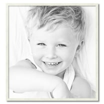 ArtToFrames 34" x 36" White Picture Frame, 34x36 inch White Wood Poster Frame (WOM-5140)