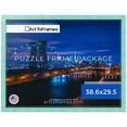 thumbnail image 1 of ArtToFrames 38.6x29.5 Inch - 98x75 CM Blue Puzzle Frame for 2000 piece Puzzles.1.50 Inch Custom Wood Puzzle Frames, Eggshell Blue - Comes with Economy Acrylic, 1 of 6