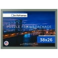thumbnail image 1 of ArtToFrames 38x26 Inch - 97x66 CM Green Puzzle Frame for 2000 piece Puzzles.1.50 Inch Custom Wood Puzzle Frames, Green - Comes with Economy Acrylic, 1 of 6