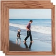 thumbnail image 1 of ArtToFrames 4" x 10" Honey Picture Frame, 4x10 inch Brown Wood Poster Frame (WOM-4085), 3 Pack, 1 of 7