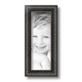 thumbnail image 1 of ArtToFrames 4" x 11" Antique Black Picture Frame, 4x11 inch Black Wood Poster Frame (WOM-5106), 1 of 5