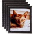 thumbnail image 1 of ArtToFrames 4" x 11" Plum Victorian Emboss Picture Frame, 4x11 inch Brown Wood Poster Frame (WOM-5080), 4 Pack, 1 of 6