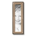 thumbnail image 1 of ArtToFrames 4" x 16" Anique Silver Picture Frame, 4x16 inch Silver Wood Poster Frame (WOM-4964), 1 of 5