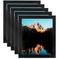 thumbnail image 1 of ArtToFrames 4" x 29" Black Picture Frame, 4x29 inch Black MDF Poster Frame (WOM-3926), 5 Pack, 1 of 8