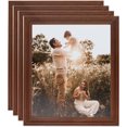 thumbnail image 1 of ArtToFrames 4" x 29" Walnut Picture Frame, 4x29 inch Brown Wood Poster Frame (WOM-4096), 4 Pack, 1 of 8