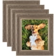 thumbnail image 1 of ArtToFrames 4" x 36" Majestic  Silver Picture Frame, 4x36 inch Gold Wood Poster Frame (WOM-5121), 4 Pack, 1 of 6