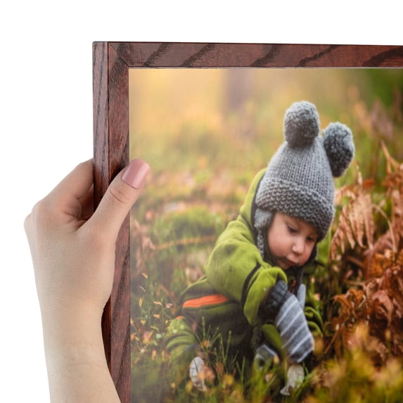 ArtToFrames 4" x 37" Cherry Picture Frame, 4x37 inch Red Wood Poster Frame (WOM-4213), Pack
