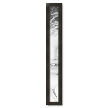ArtToFrames 4" x 38" Pewter Picture Frame, 4x38 inch Silver Wood Poster Frame (WOM-4887)