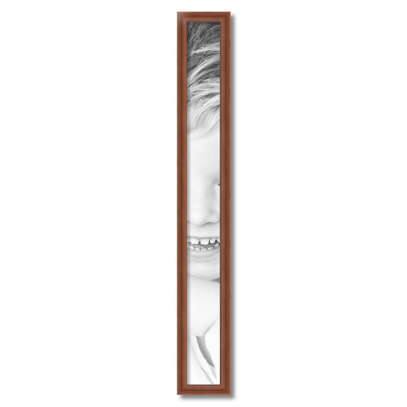 ArtToFrames 4" x 39" Painted Dark Orange Picture Frame, 4x39 inch Red Wood Poster Frame (WOM-4950)