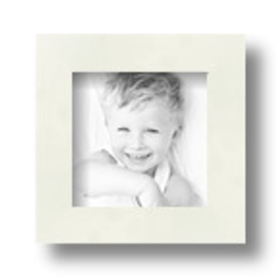 ArtToFrames 4x4 inch White Picture Frame, White 4" x 4" Wood Poster Frame (WOM-5138) 1234