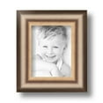 thumbnail image 1 of ArtToFrames 4" x 5" Anique Silver Picture Frame, 4x5 inch Silver Wood Poster Frame (WOM-4964), 1 of 5