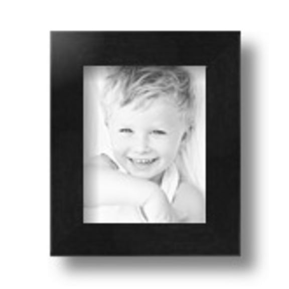ArtToFrames 4" x 5" Black Picture Frame, 4x5 inch Black Wood Poster Frame (WOM-5141)