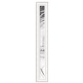 thumbnail image 1 of ArtToFrames 4" x 53" Majestic White Picture Frame, 4x53 inch Silver Wood Poster Frame (WOM-5198),  Pack, 1 of 3