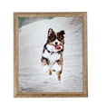 thumbnail image 1 of ArtToFrames 4" x 6" Brown Picture Frame, 4x6 inch Brown Wood Poster Frame (WOM-4717), 1 Pack, 1 of 6