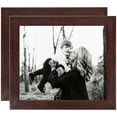 thumbnail image 1 of ArtToFrames 4" x 6" Cherry Picture Frame, 4x6 inch Red Wood Poster Frame (WOM-4334), 2 Pack, 1 of 7