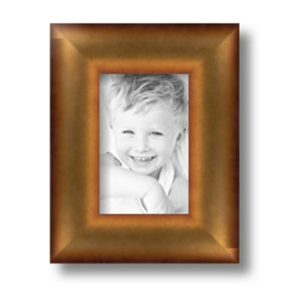 ArtToFrames 4" x 6" Gold Leaf Picture Frame, 4x6 inch Gold Wood Poster Frame (WOM-4947), 2 Pack